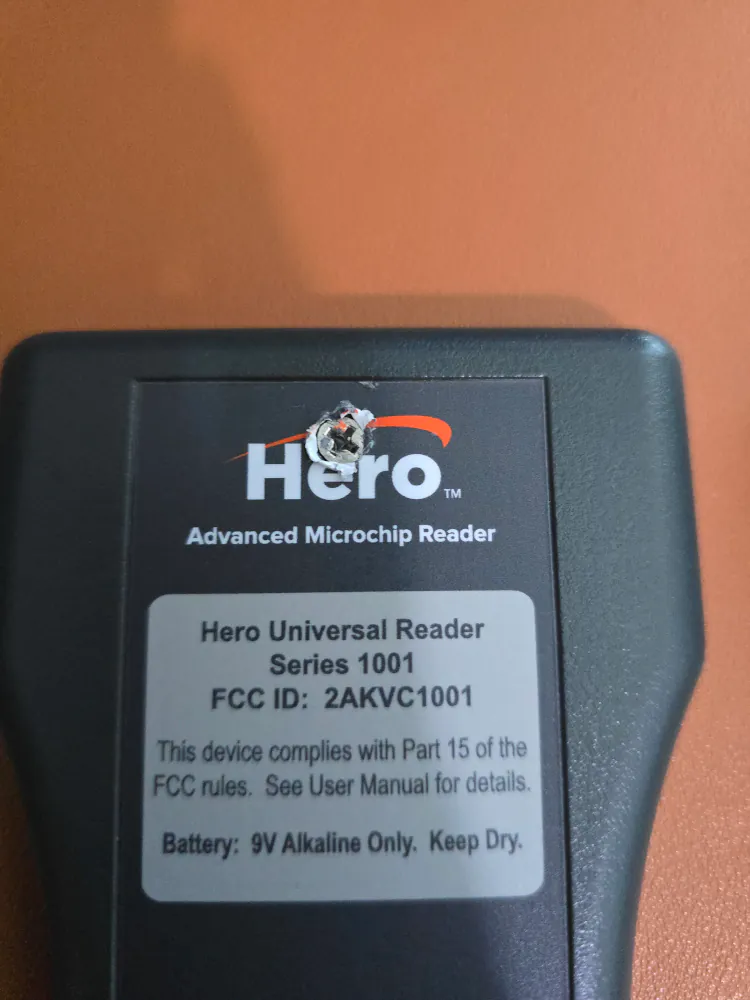 outside of the bottom half shown again but this time a hole has been made in the product branding to reveal a screw underneath the branding